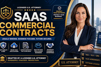 draft enterprise cloud software commercial agreements
