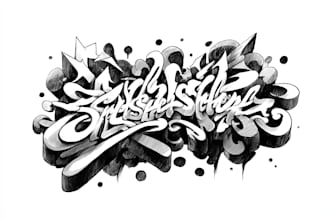 create a awesome graffiti typography and hand lettering logo