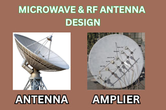 design microwave and rf antenna,amplifiers and filter