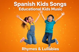 compose original spanish kids songs, lullabies and nursery baby rhymes for you