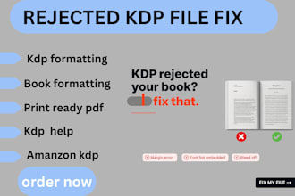 fix rejected book cover for KDP and resize book cover for amazon