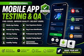 do mobile app testing android app testing QA testing and professional app review