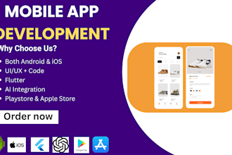 do mobile app development, android app ios app development, flutter developer