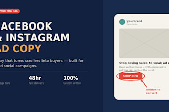 write high converting facebook and instagram ad copy