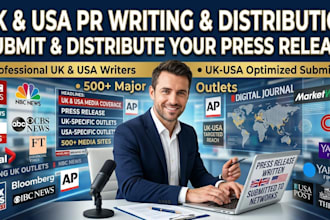 write music press release and distribute submit music press release distribution