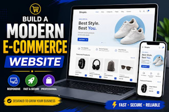 build a modern e commerce website for your business