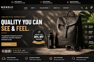 build or redesign hostinger ecommerce website online store with payment setup