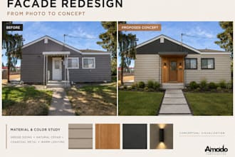 redesign your house facade from a photo