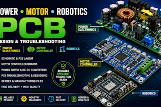 design power electronics and motor control pcbs