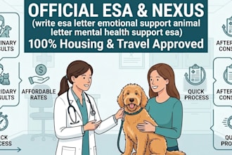 write esa letter emotional support animal letter mental health support esa