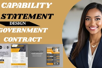 create a professional capability statement for government contract