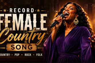record female country song country pop rock vocalist, country folk singer