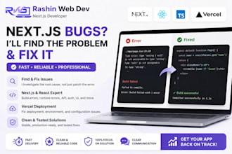 fix nextjs bugs build errors and vercel deployment issues
