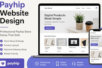 create your payhip website and payhip store setup