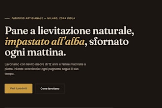 creazione sito in meno di 48 ore
