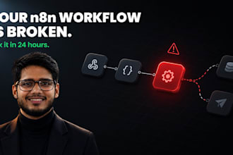 fix n8n workflow errors, debug n8n automation and api integrations