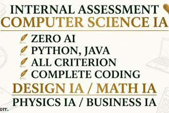 improve and fix design ia, dtia, and computer science