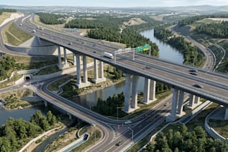 3d road, bridge and infrastructure modeling