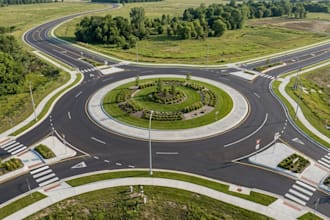 do 3d modeling and rendering for roads, bridges, and infrastructure