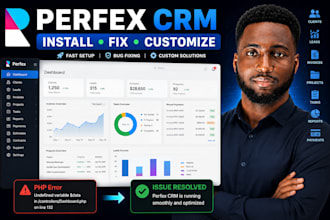 install, fix and customize perfex CRM
