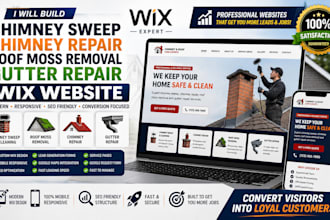 build chimney sweep chimney repair roof moss removal gutter repair wix website