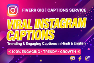 write viral instagram captions in hindi and english for growth