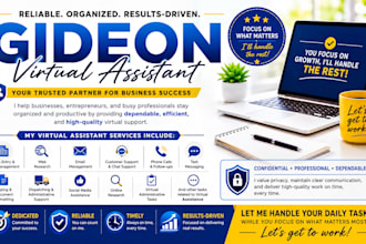 be your personal virtual assistant and administrative assistant
