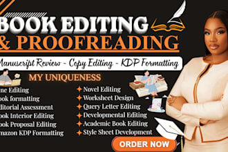 do book editing proofreading novel manuscript copy editor developmental memoir