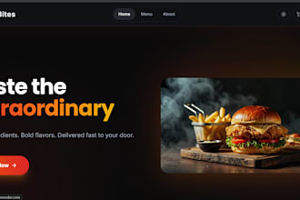 build a restaurant website with online food ordering system