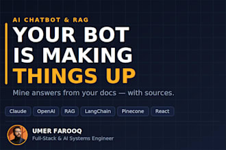 build custom ai chatbot and rag agents for your data