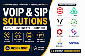 set up and configure twilio telnyx plivo vonage didww voip accounts