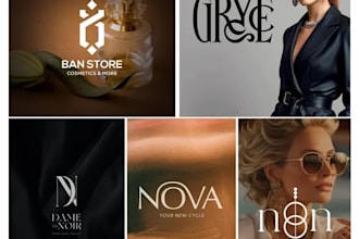 design a luxury fashion brand identity and minimalist logo
