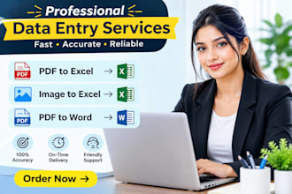 convert PDF or image to excel or word