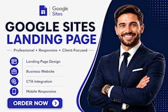 a google sites landing page for coaches and service providers