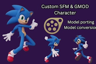 create custom sfm model gmod playermodel tf2 l4d2 cs2 source engine character