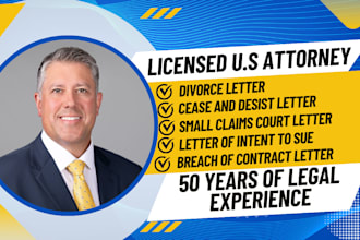 draft divorce legal separation child custody papers as your lawyer