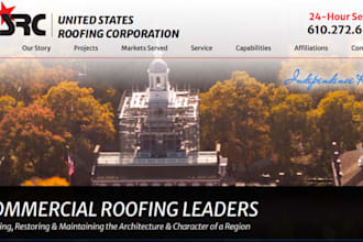 build wix roofing website roofing contractor roof repair website