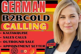 do german b2b cold calling, outbound sales and appointment setting