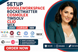 do googlework space rocket matter cosmolex timsolv  clio wix using cursor n8n