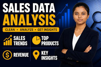 analyze sales data, trends, top products and revenue opportunities