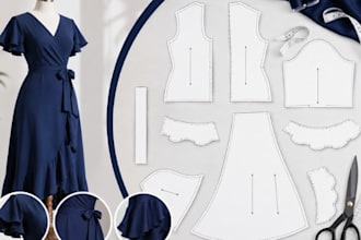 create sewing patterns pattern grading for clothing and apparel manufacturing