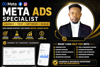 be your meta instagram facebook ads specialist for your brand and business