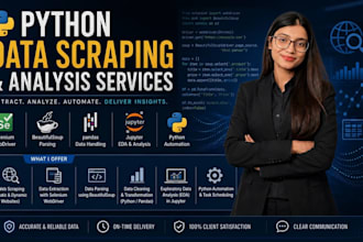 do web scraping and automation using python