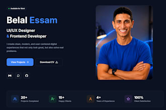 design modern UI UX for websites and mobile apps in figma
