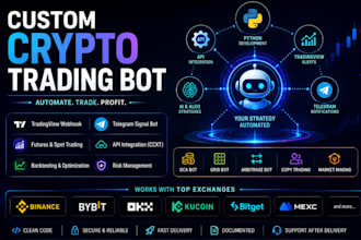 develop crypto trading bot, ai crypto bot, crypto trading bot, arbitrage bot