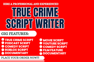 craft a compelling true crime script for your youtube channel
