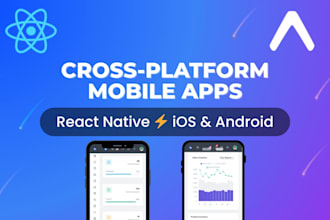 develop react native expo mobile app for ios and android