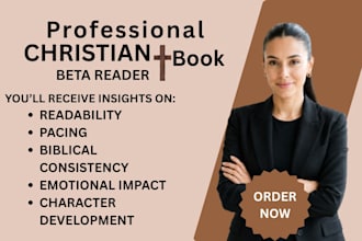 beta read your christian book, devotional or faith based manuscript