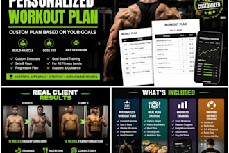 create a personalized workout plan for your fitness goals