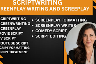 professional format your screenplay film script and movie script